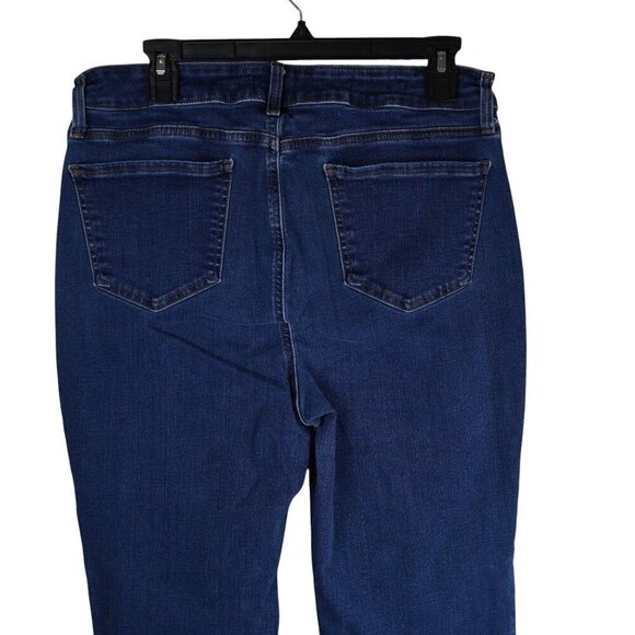 NYDJ Womens‎ Marilyn Straight-Leg High-Waist Jeans Medium Wash Size 14 - Picture 10 of 13
